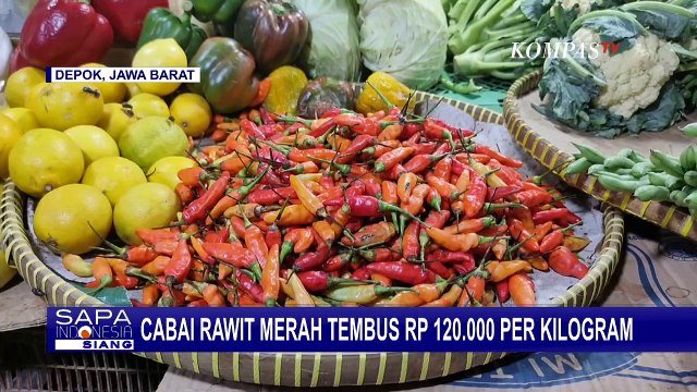 Harga Cabai Rawit di Sejumlah Daerah Merangkak Naik, Tembus Angka Rp 120 Ribu per Kilogram