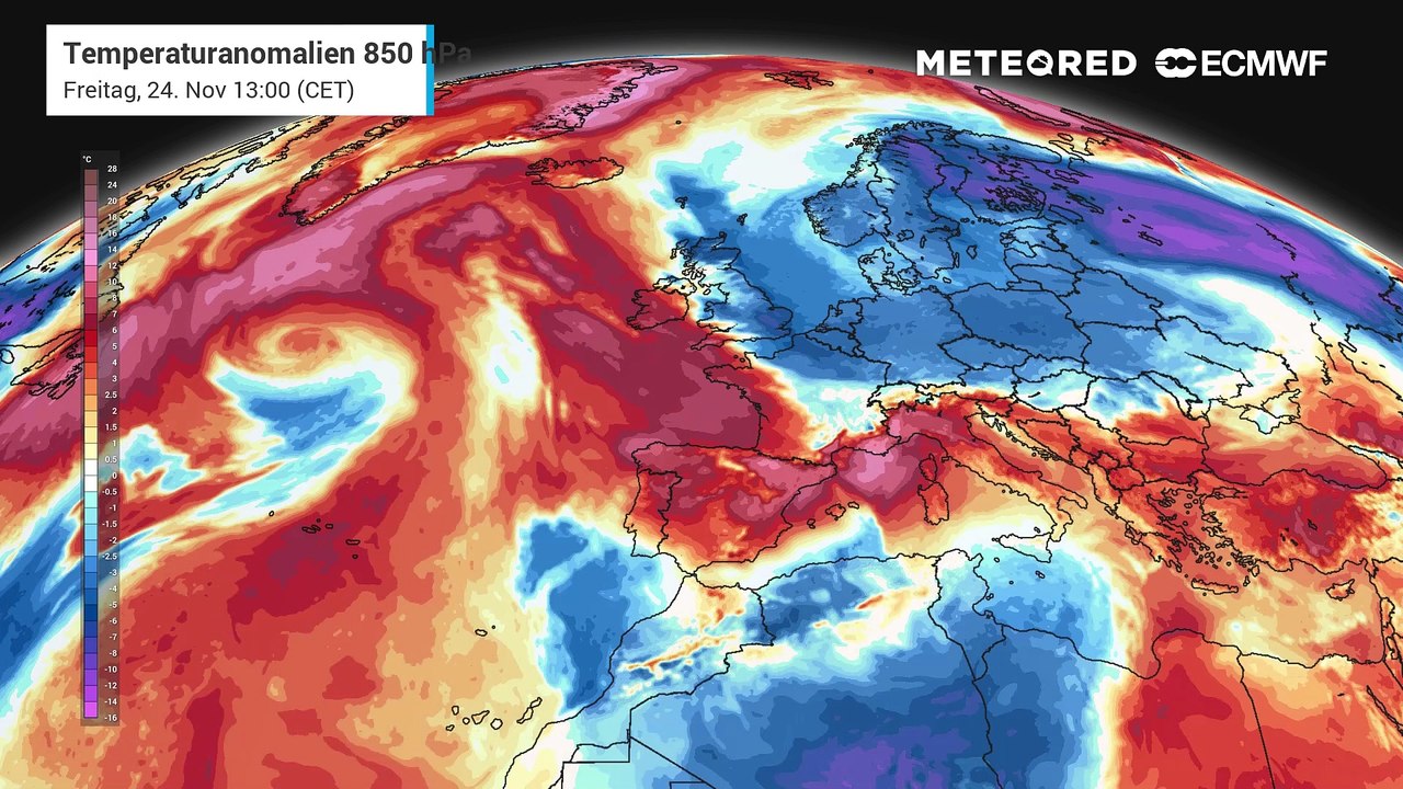 Eine massive Kältewelle rauscht von Nordeuropa bis zum Mittelmeer! Es fällt bis in tiefe Lagen Schnee!