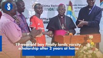 19-year-old boy finally lands varsity scholarship after 2 years at home