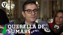 Bolaños se desmarca de la querella de Sumar contra el CGPJ y apuesta por 