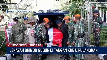Jenazah Bharada Bonifasius Anggota Brimob Gugur Ditembak KKB Disemayamkan