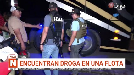 Secuestran droga en una flota