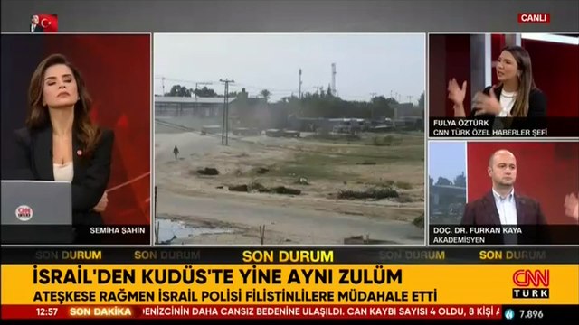 Kudüs'te çifte standart! Fulya Öztürk canlı yayında ifşa etti