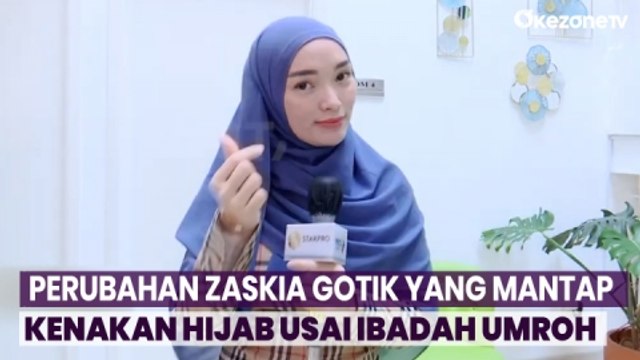 Zaskia Gotik Mantap Kenakan Hijab Usai Kembali dari Umroh, Tampil Lebih Muslimah