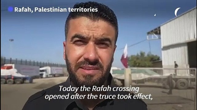 Aid to enter Gaza from Egypt as truce holds