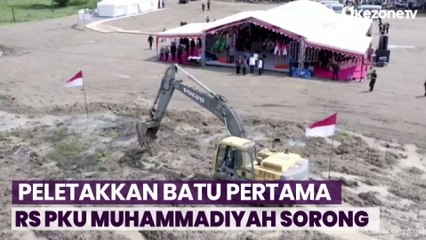 Presiden Lakukan Peletakkan Batu Pertama RS PKU Muhammadiyah Unimuda Sorong