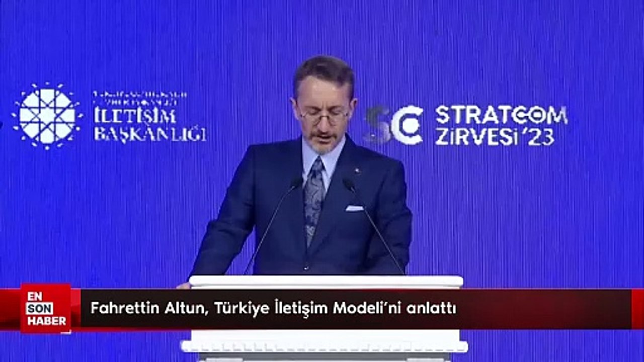 Cumhurbaşkanlığı İletişim Başkanı Fahrettin Altun, Türkiye İletişim Modeli'ni anlattı