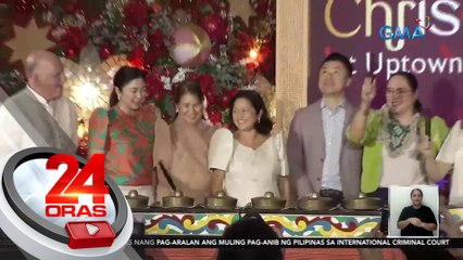 Kulturang Pilipino, tampok sa Christmas tree lighting sa BGC | 24 Oras