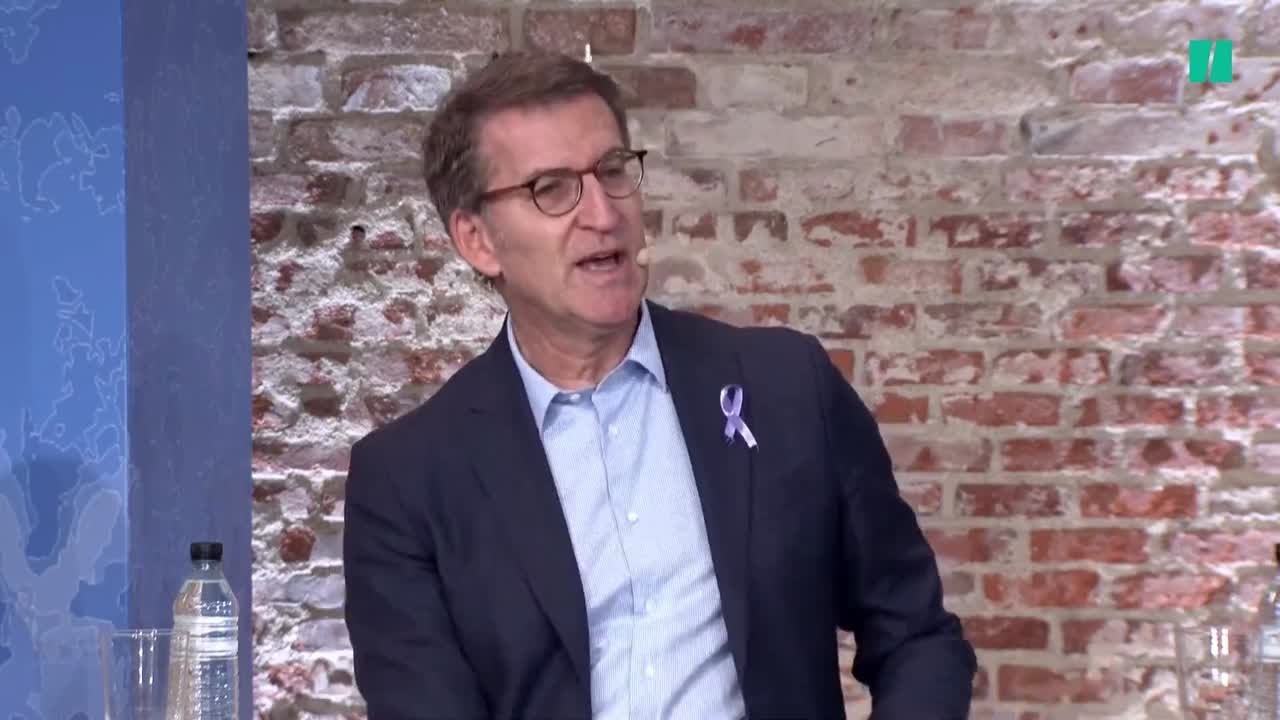 Feijóo: "¿Cómo es posible que haya políticos en nuestro país que excluyan del compromiso y sensibilidad contra la violencia machista a otra parte de la sociedad?"