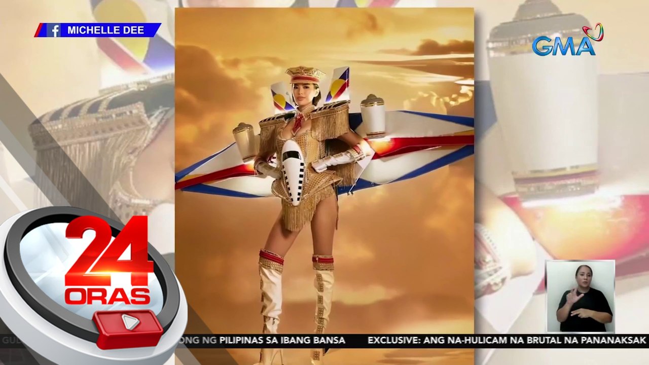 Michelle Marquez-Dee, tinanghal na "National Costume" vote winner sa Miss Universe | 24 Oras