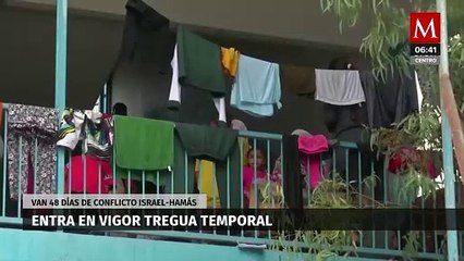 Arranca tregua temporal entre Israel y Hamás