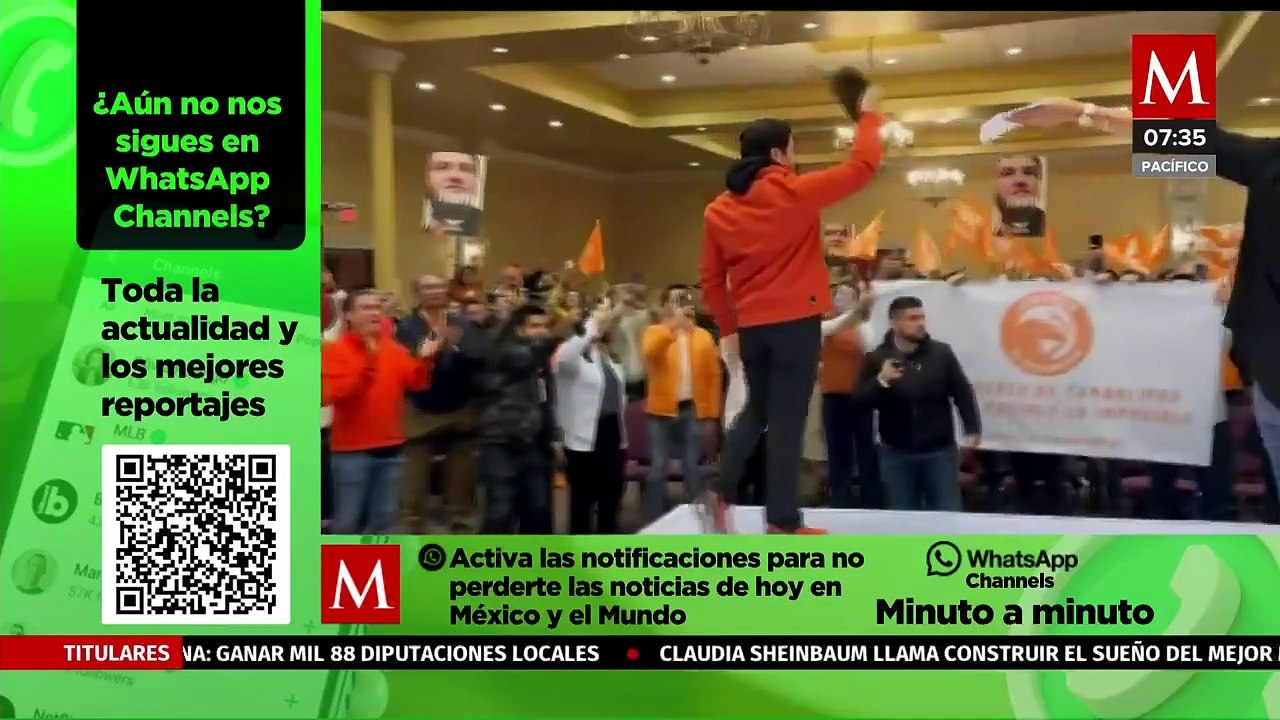 Samuel García asiste a evento en Matamoros, Tamaulipas