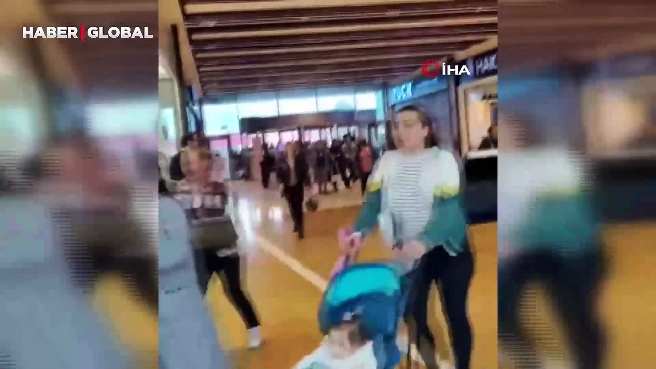 Güvenlik kontrolü sonrası mağazaya böyle akın ettiler!