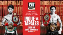 Naoya Inoue vs Marlon Tapales anunciada para el 26 de Dic en Tokio
