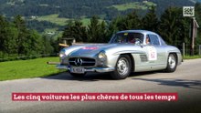 Les cinq voitures les plus chères de tous les temps