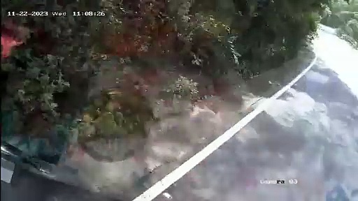 மலைப்பாதையில் அதிவேகமாக இயக்கப்பட்ட தனயார் பேருந்து மோதி பைக், லாரி ஓட்டுநர் படுகாயம்