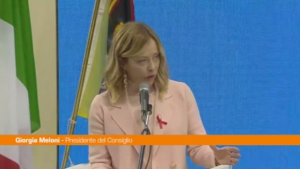 Meloni "Dal Governo cambio di rotta sui fondi europei"