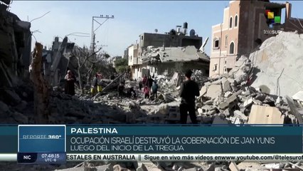 Palestina: Ejército de ocupación israelí bombardea oeste de la Franja de Gaza