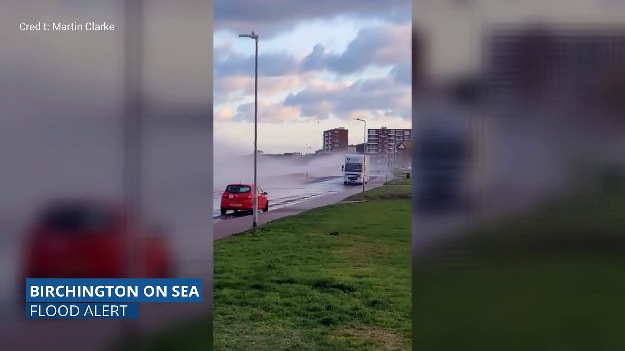 Winds batter Kent coast