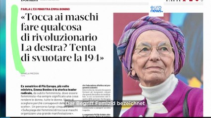 Femizide in Italien: "Nicht noch eine ermordete Frau"
