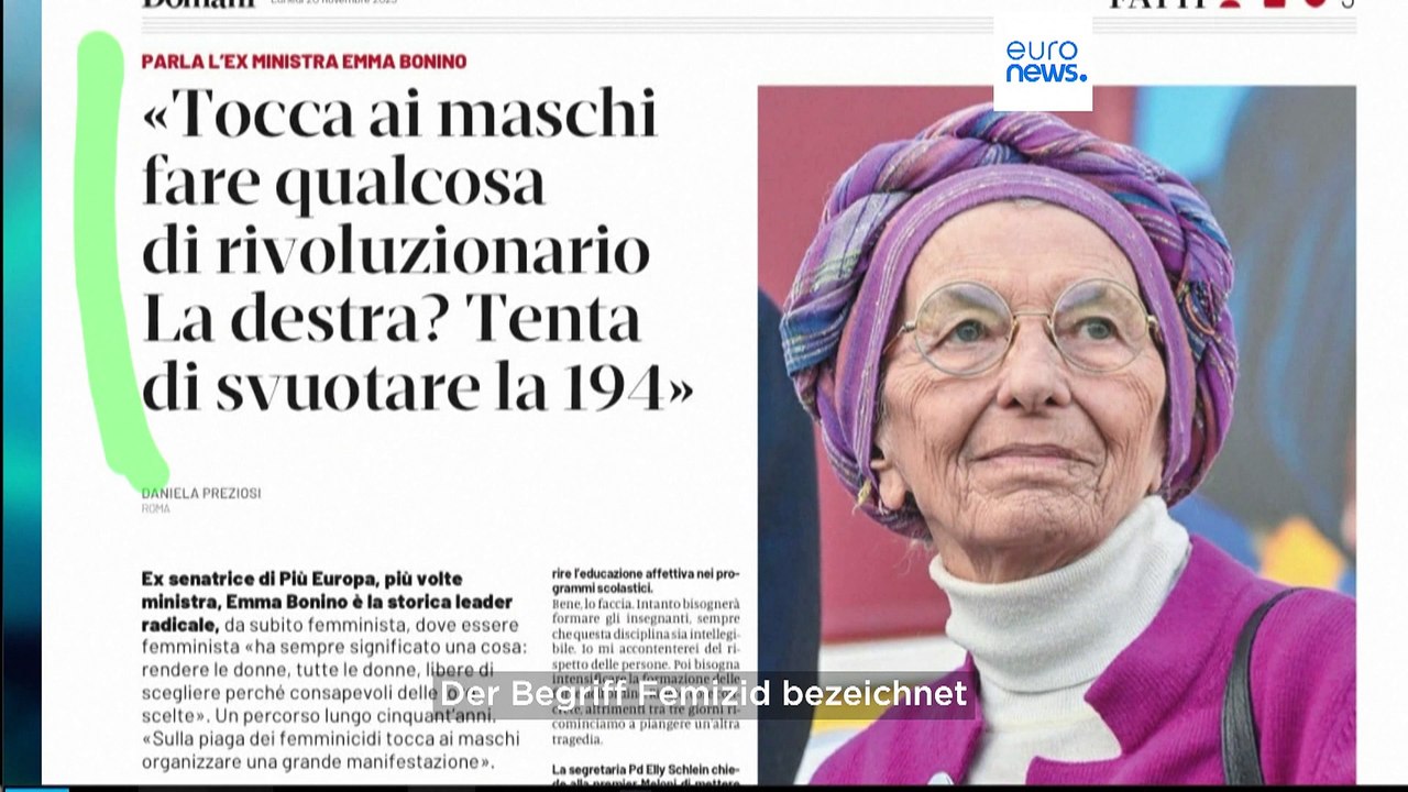 Femizide in Italien: 'Nicht noch eine ermordete Frau'