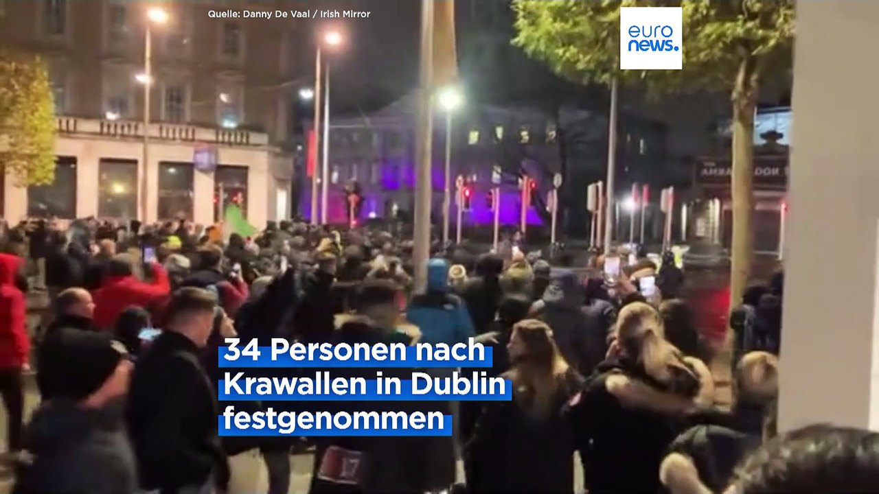 'Irlands Schande' - Regierungschef verurteilt rechtsextreme Gewalt in Dublin