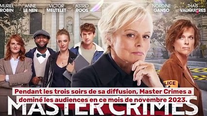 "Ce n'est déjà pas mal" : Muriel Robin réagit à la décision de TF1 sur l'avenir de la série Master Crimes