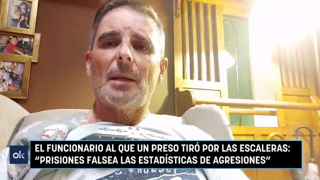 El funcionario al que un preso tiró por las escaleras: Prisiones falsea las estadísticas de agresiones