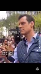 Muhabiri, 7 Ekim'i sorduğuna pişman etti