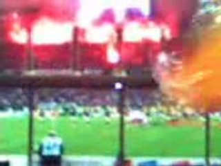 fumi des parisiens contre lens en final de la coupe