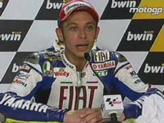 Rossi après course jerez 2008