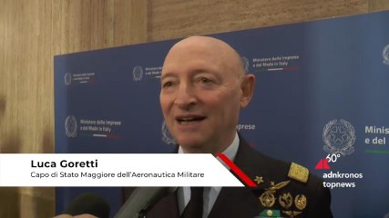 Economia, generale Goretti (Aeronautica militare): "Spazio e mare, Italia protagonista"