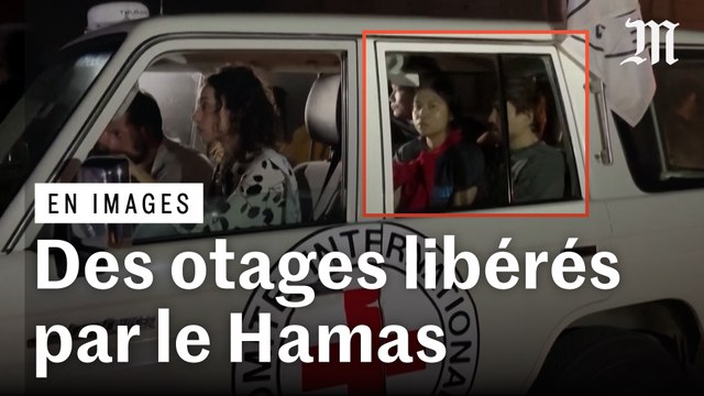 Les images de la libération des premiers otages détenus par le Hamas