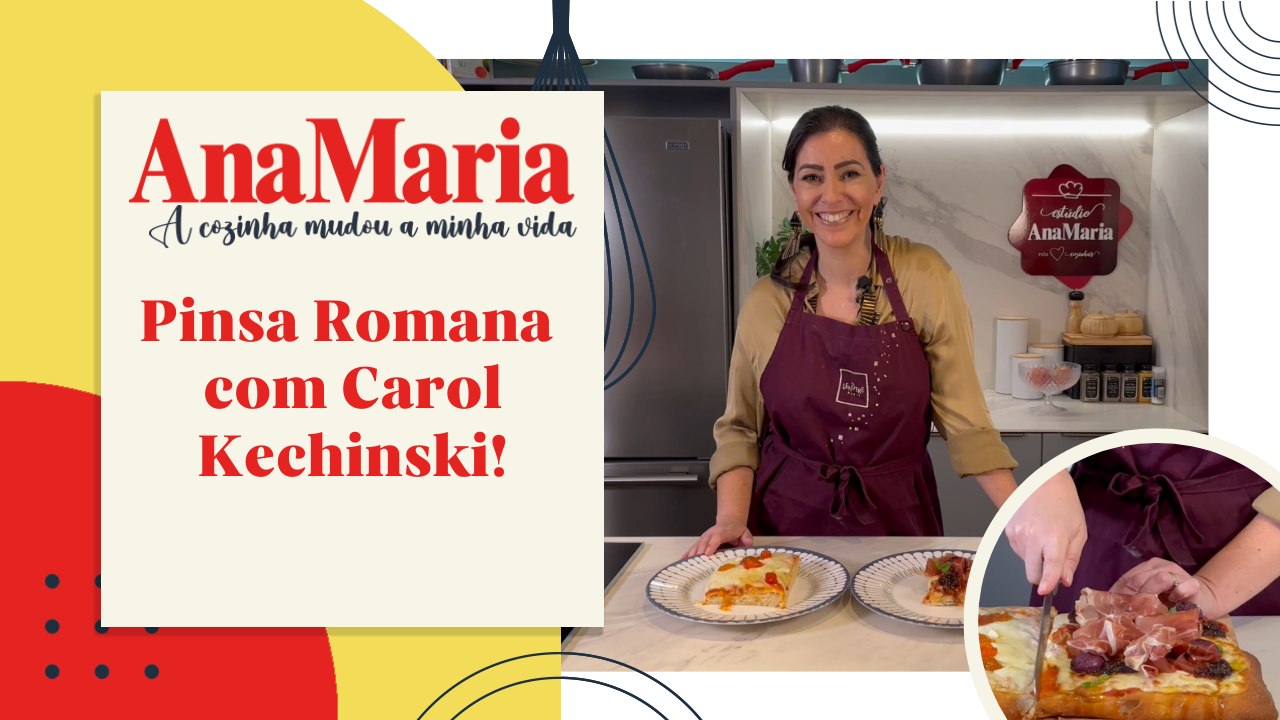 PINSA ROMANA COM CAROLINA KECHINSKI