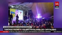 Santiago Taboada promete salario rosa para las capitalinas frente a 2024