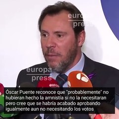 Puente compara la amnistía con una mujer que se casa porque se queda embarazada