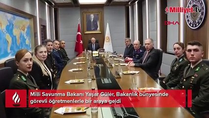 Bakan Güler, bakanlık bünyesindeki öğretmenlerle bir araya geldi