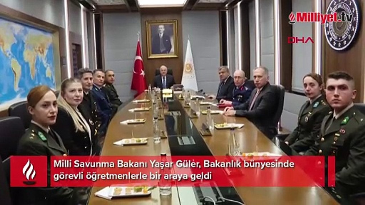 Bakan Güler, bakanlık bünyesindeki öğretmenlerle bir araya geldi
