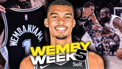 NBA : Wemby fait sauter la banque ! On vous résume la semaine de Wembanyama !