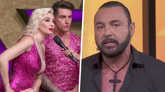 Isabel Madow reaccionó a las bajas calificaciones de los jueces tras bailar merengue con Agustín