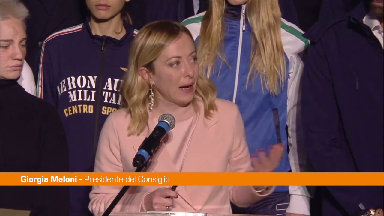 Violenza donne, Meloni "C'è ancora tanto da fare"