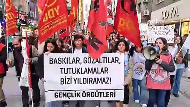 Gençlik Örgütleri Baskılara Karşı Basın Açıklaması Düzenledi