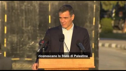 Il premier spagnolo ribadisce: è ora che l'UE riconosca la Palestina