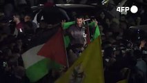 وصول معتقلين فلسطينيين أفرجت عنهم إسرائيل إلى الضفة الغربية
