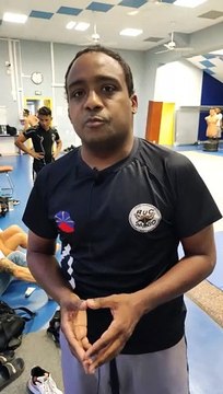 Jimmy Mahé, responsable sport de combat à l'Université de La Réunion