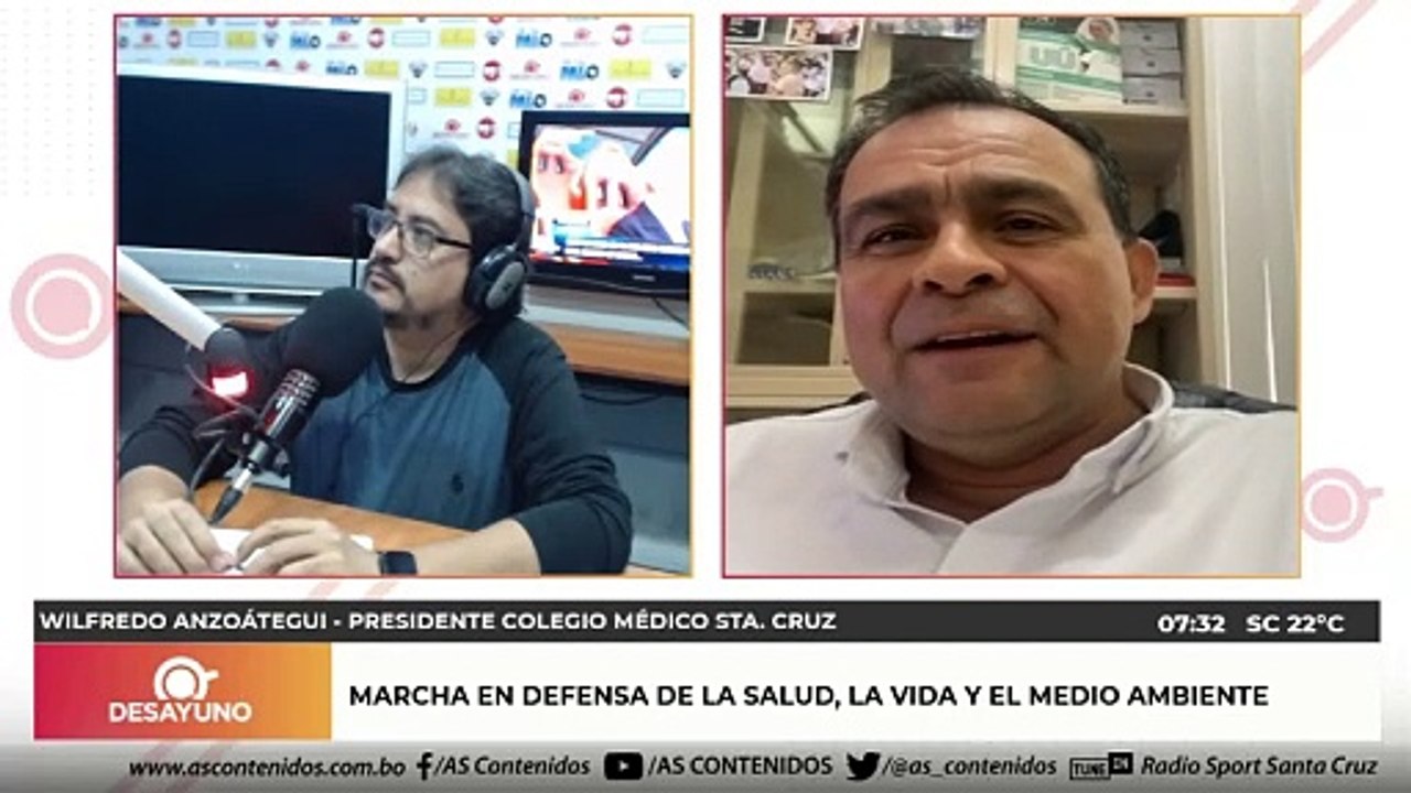 WILFREDO ANZOATEGUI - PRESDIENTE DEL COLEGIO MEDICO DE SANTA CRUZ