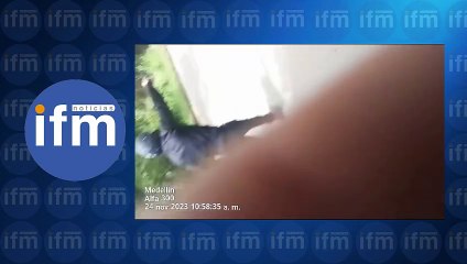 Este fue el momento en que atacaron a agentes de tránsito en Medellín