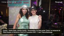 Laetcia Hallyday à Paris : rayonnante en cuir pour une soirée patins avec ses amis Sandra et Tomer Sisley