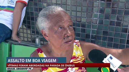 Assalto em Boa Viagem: vitimas foram abordadas na parada de ônibus