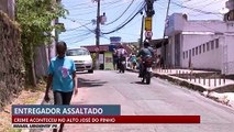 Entregador assaltado: crime aconteceu no Alto José do Pinho